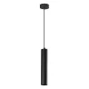 Suspension tube métal luminaire suspendu noir, blanc, or douille g10