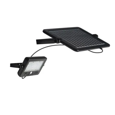 Projecteur détecteur de mouvement 10w led + panneau solaire déporter 1100 lumens