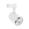 Spot led 20w blanc rail monophasé 1 allumage boutiques commerces