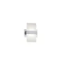 TRIO Applique intérieur aluminium balayé et blanc PLATON - Pas cher