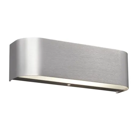 TRIO Applique intérieur aluminium balayé et blanc ADRIANO - Pas cher