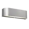 TRIO Applique intérieur aluminium balayé et blanc ADRIANO - Pas cher