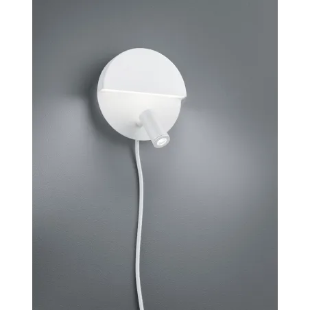 TRIO Applique intérieur blanc mat et blanc MARIO - Pas cher