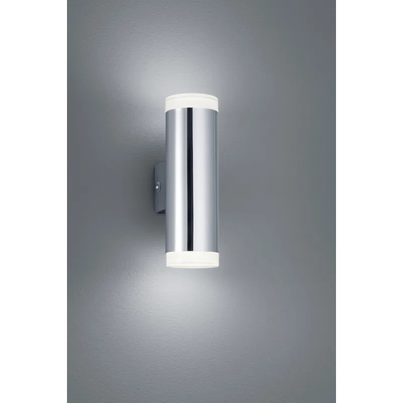 TRIO Applique intérieur chrome et blanc RAY - Pas cher