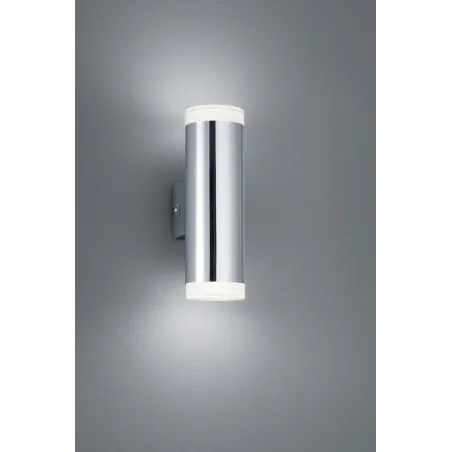 TRIO Applique intérieur chrome et blanc RAY - Pas cher
