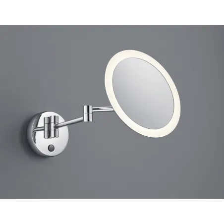 TRIO Applique intérieur chrome et blanc VIEW - Pas cher