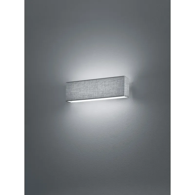 TRIO Applique intérieur blanc et gris LUGANO - Pas cher
