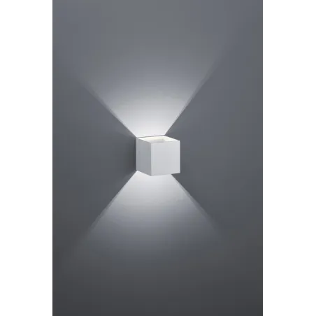TRIO Applique intérieur aluminium balayé LOUIS - Pas cher