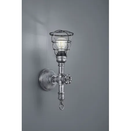 TRIO Applique intérieur argent antique GOTHAM - Pas cher