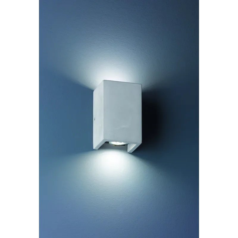 TRIO Applique intérieur couleur beton CUBE - Pas cher