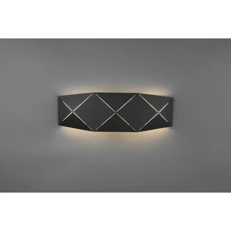 TRIO Applique intérieur noir mat ZANDOR - Pas cher