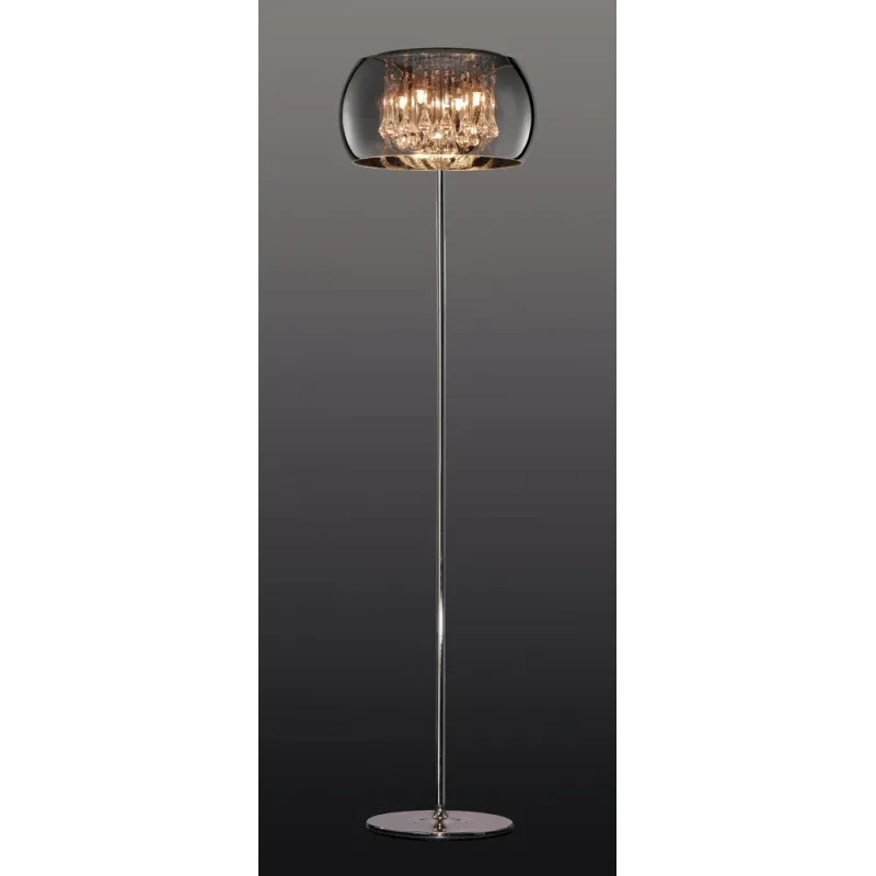 TRIO Lampadaire intérieur chrome VAPORE - Pas cher