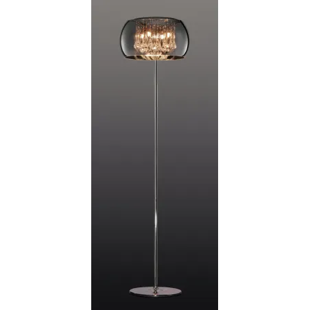 TRIO Lampadaire intérieur chrome VAPORE - Pas cher