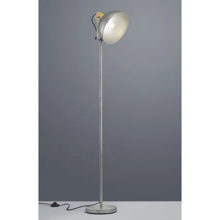 TRIO Lampadaire intérieur nickel antik DELHI - Pas cher