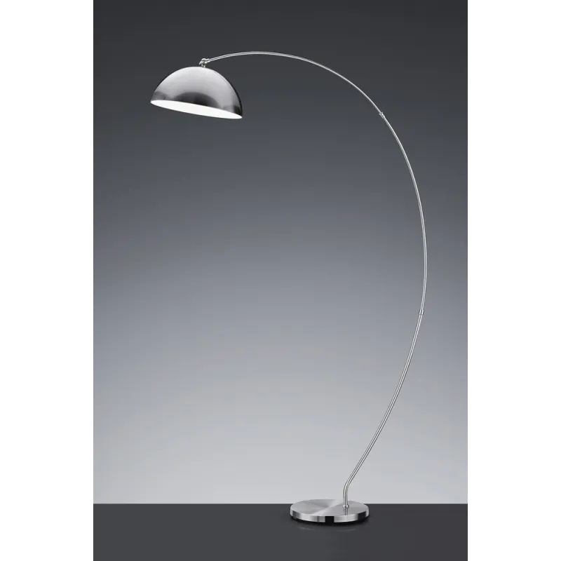 TRIO Lampadaire intérieur nickel mat FLORESTAN - Pas cher