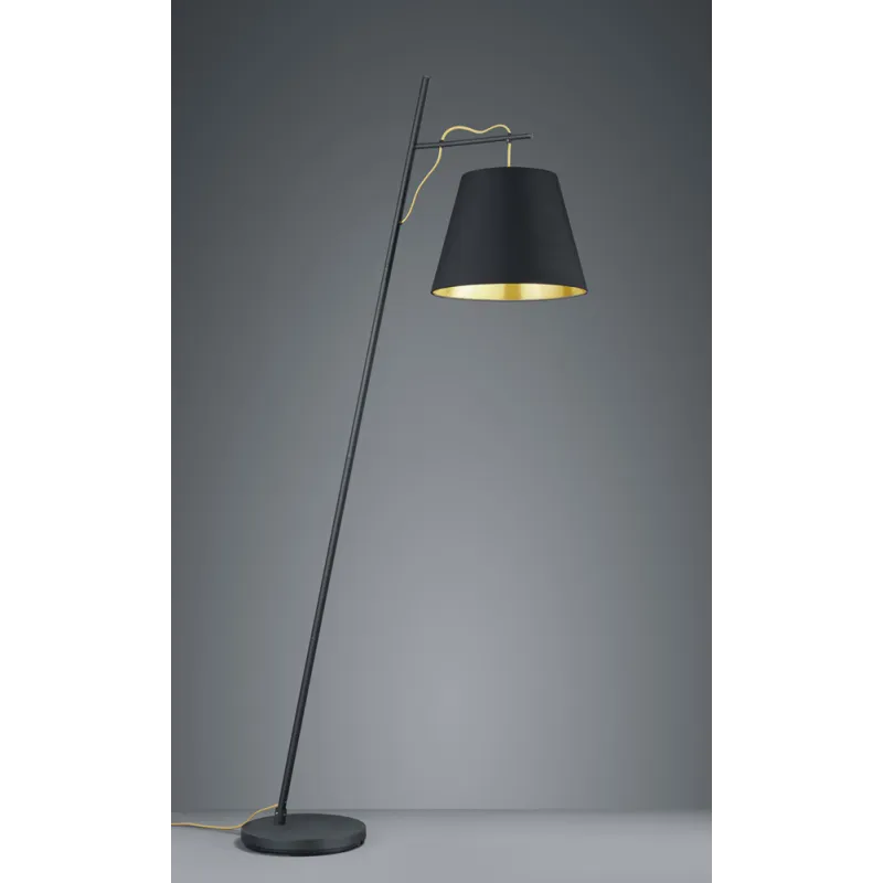 TRIO Lampadaire intérieur noir mat ANDREUS - Pas cher