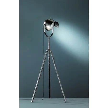 TRIO Lampadaire intérieur argent antique et blanc NO.5 - Pas cher