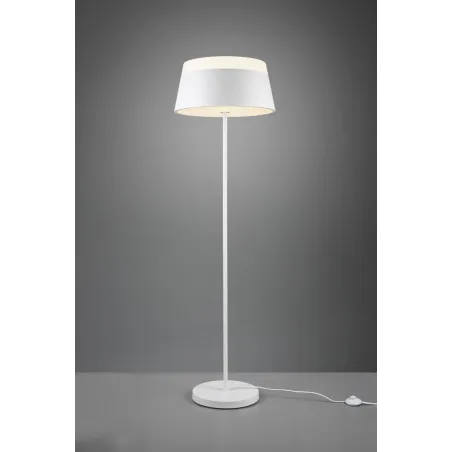 TRIO Lampadaire intérieur blanc mat et blanc BARONESS - Pas cher