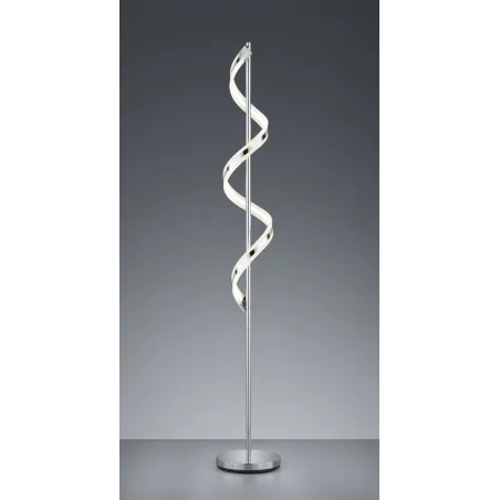 TRIO Lampadaire intérieur chrome et blanc SYDNEY - Pas cher