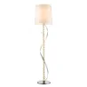 TRIO Lampadaire intérieur chrome et blanc CANNES II - Pas cher
