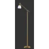 TRIO Lampadaire intérieur laiton fumé et blanc ICARO - Pas cher