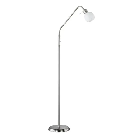 TRIO Lampadaire intérieur nickel mat et blanc FREDDY - Pas cher