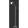 TRIO Lampadaire intérieur nickel mat et blanc ICARO - Pas cher