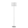 TRIO Lampadaire intérieur nickel mat et blanc HOTEL - Pas cher
