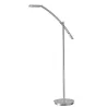 TRIO Lampadaire intérieur nickel mat et blanc VERONA - Pas cher