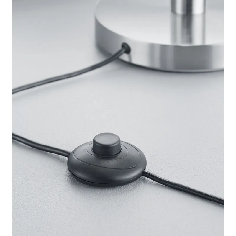 TRIO Lampadaire intérieur nickel mat et blanc LOOP - Pas cher