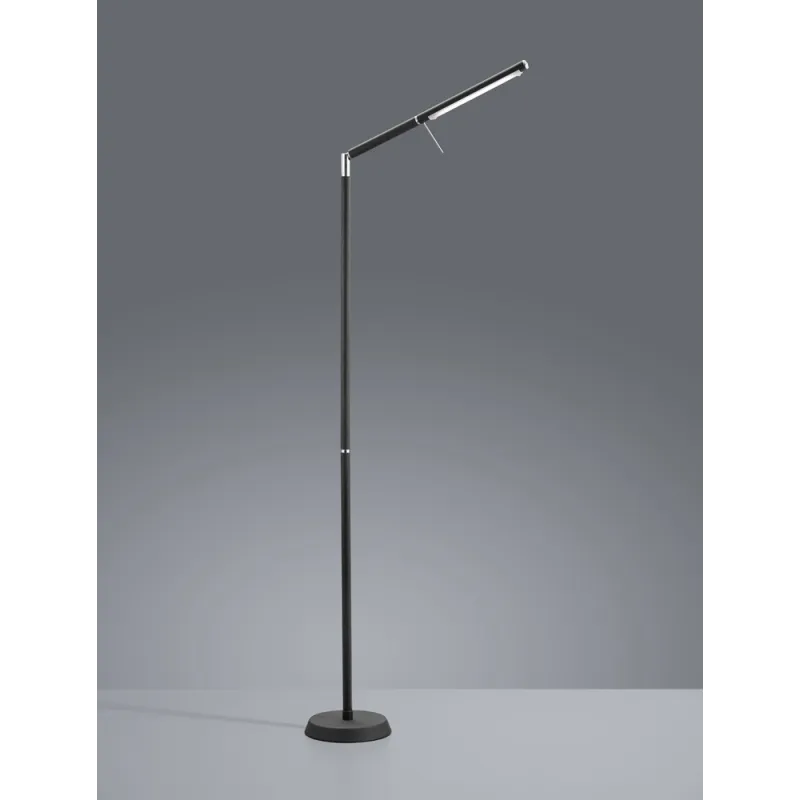 TRIO Lampadaire intérieur noir mat et blanc FILIGRAN - Pas cher