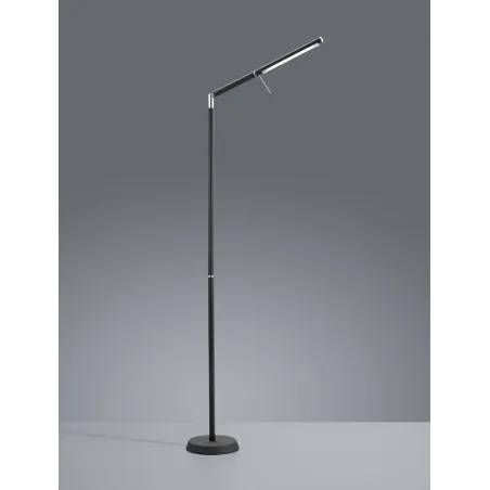 TRIO Lampadaire intérieur noir mat et blanc FILIGRAN - Pas cher