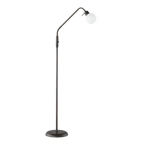 TRIO Lampadaire intérieur rouille antique et blanc FREDDY - Pas cher