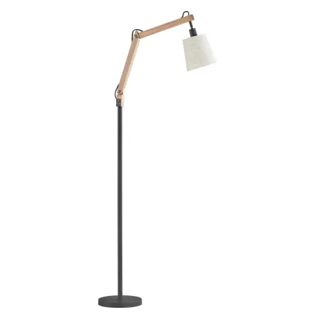 TRIO Lampadaire intérieur brun et gris ancien JANKO - Pas cher
