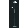 TRIO Lampadaire intérieur nickel mat et noir SPLIT - Pas cher