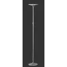 TRIO Lampadaire intérieur nickel mat et transparent - couleur ARANG...