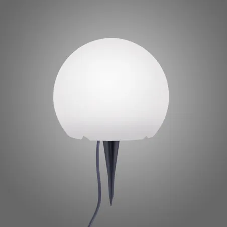 TRIO Lampadaire extérieur blanc NECTOR - Pas cher