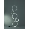 TRIO Lampadaire intérieur blanc mat RONDO - Pas cher