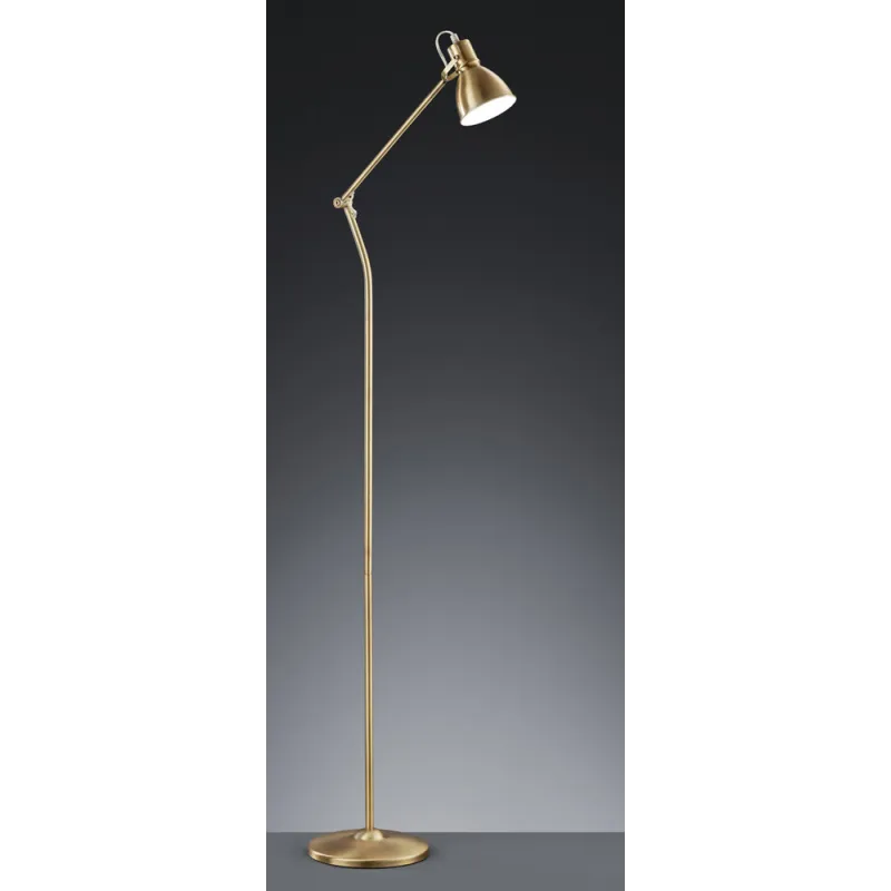 TRIO Lampadaire intérieur laiton fumé JASPER - Pas cher