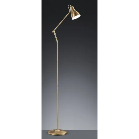 TRIO Lampadaire intérieur laiton fumé JASPER - Pas cher
