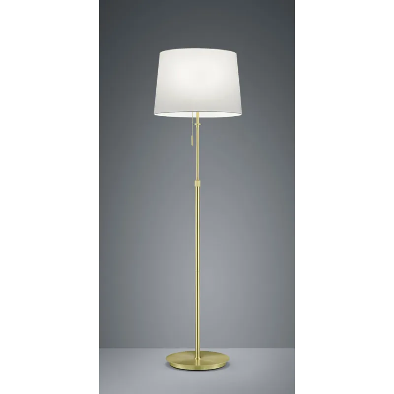 TRIO Lampadaire intérieur laiton mat LYON - Pas cher