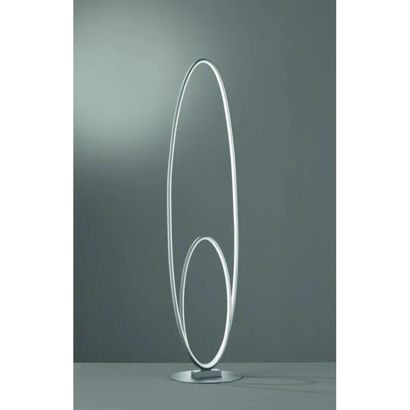 TRIO Lampadaire intérieur nickel mat AVUS - Pas cher