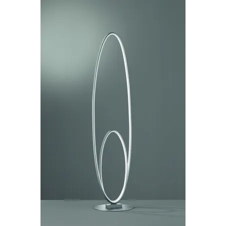 TRIO Lampadaire intérieur nickel mat AVUS - Pas cher