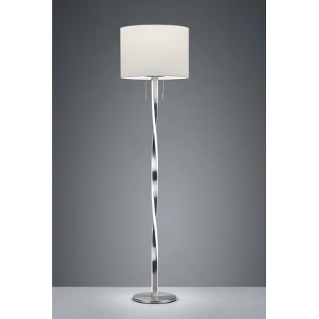 TRIO Lampadaire intérieur nickel mat NANDOR - Pas cher