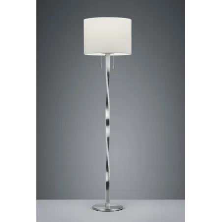TRIO Lampadaire intérieur nickel mat NANDOR - Pas cher