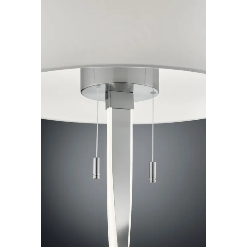 TRIO Lampadaire intérieur nickel mat NANDOR - Pas cher