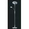 TRIO Lampadaire intérieur nickel mat QUEBEC - Pas cher