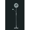TRIO Lampadaire intérieur nickel mat QUEBEC - Pas cher