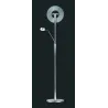 TRIO Lampadaire intérieur nickel mat QUEBEC - Pas cher