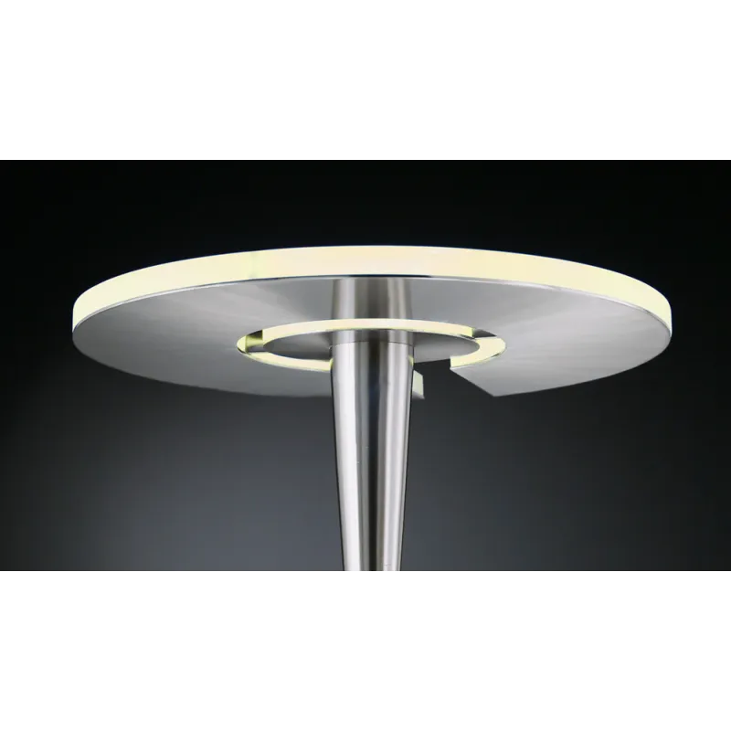 TRIO Lampadaire intérieur nickel mat QUEBEC - Pas cher